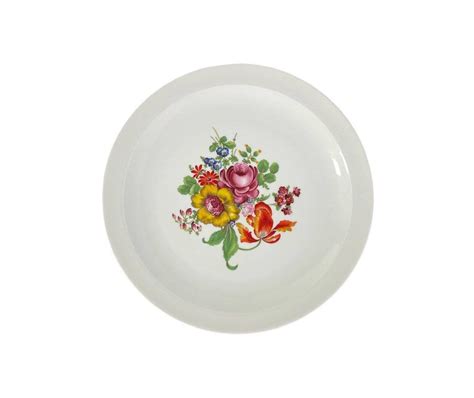 Johann Seltmann Vohenstrauss Porcelain Round Floral Serving Etsy