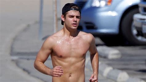 Garrett Clayton Goes For A Shirtless Run — Sl Photo Flashback