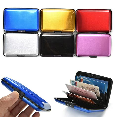 Us$2.34 us$2.81 17% off 10pcs anti rfid wallet blocking reader lock bank protector card holder id bank card case protection metal credit nfc holder aluminium 6x9.3cm 136 reviews cod us$6.99 us$8.99 22% off ipree® pu leather card holder double open credit card case id card storage box business travel 5 reviews cod Fashion Aluminum Metal Credit Card Holder Anti-RFID ...