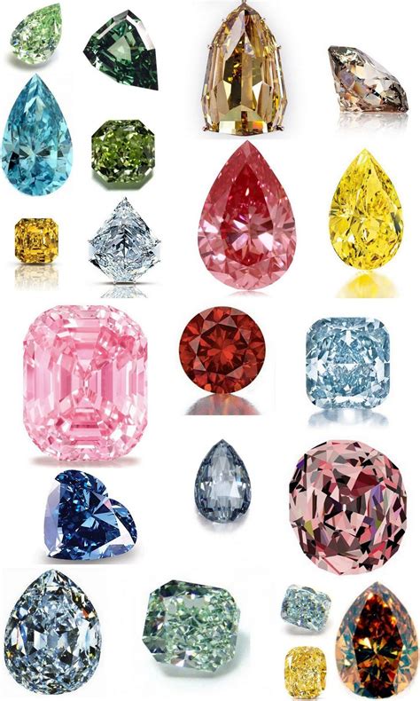 Fancy Colored Diamonds Minerals And Gemstones Colored Diamonds