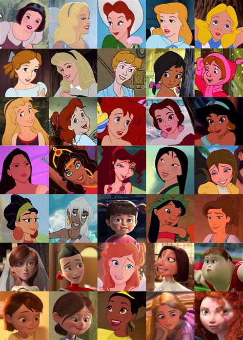 Female Disney Characters List With Pictures Which Female Disney Character Should Have Been A