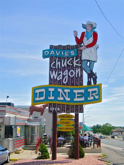 davies chuck wagon diner sign designed and built c 1957 design colorado lakewood the