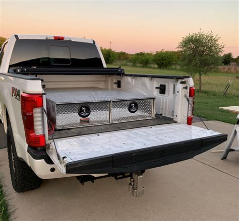 This is a diy truck drawer box with slide out tray for less than $200 with free plans. 48" x 48" Aluminum BB48 Series 2 Drawer Truck Bed Tool ...