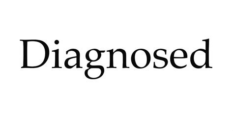 How To Pronounce Diagnosed Youtube