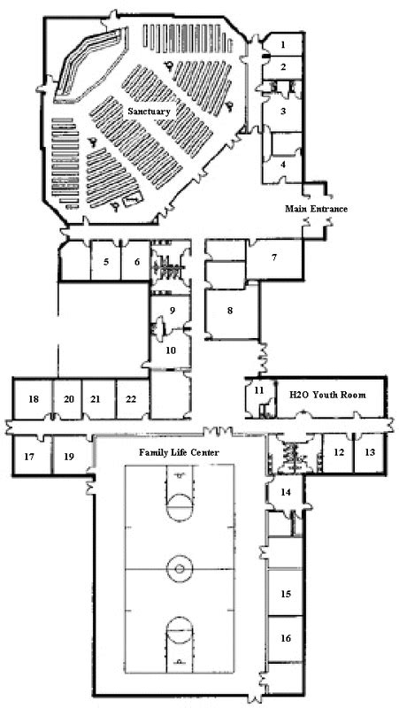 Floor Plan Methodist Church