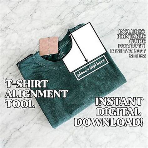 Bundle T-shirt Maker Alignment Guide Tool / Printable Digital - Etsy
