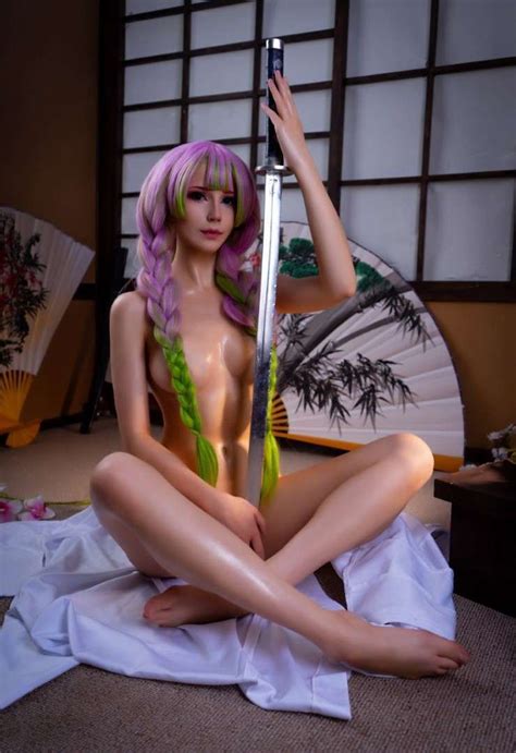 Oichi Cosplay Nude Mitsuri Kanroji NudeCosplayGirls