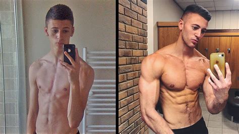 Skinny To Muscle Transformation Crazy Results Youtube