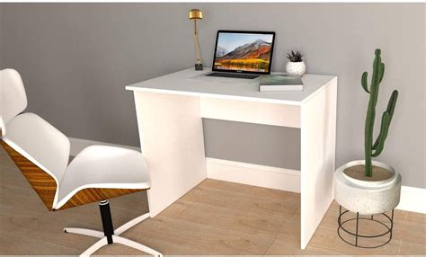 Small Desk For Small Spaces Modern Sturdy Small Office Desk White