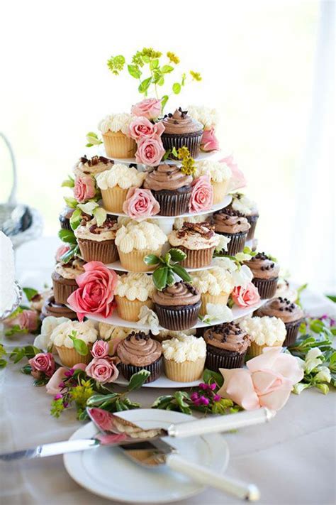 Cupcake Tree Centerpiece Wedding Cakes With Cupcakes Wedding Cupcakes Spring Cupcakes