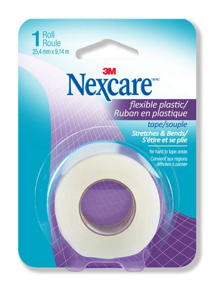 3m™ Nexcare™ Flexible Clear First Aid Tape Carded