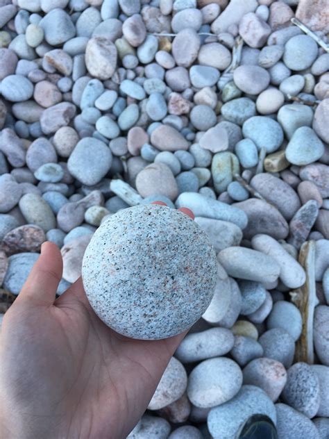A perfectly round rock I found : mildlyinteresting