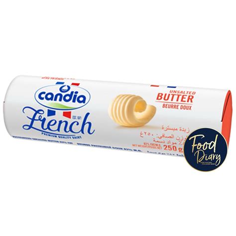 Candia 82 Unsalted Butter Roll 250g แคนเดีย อันซอลท์เต็ด บัตเตอร์ ขนาด