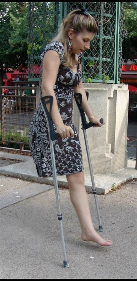 I Always Enjoy A Barefoot Crutch In Summertime Amputee Pure