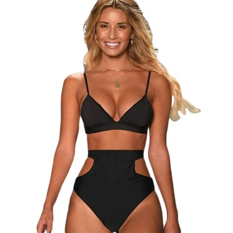Aliexpress Com Buy S Xxl Colors Sexy Bikini High Waist Swimsuit