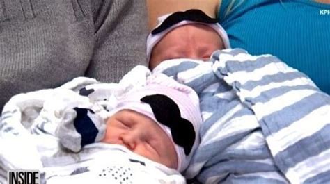 New Years Babies Three Us Couples Welcome Twins Born In Two