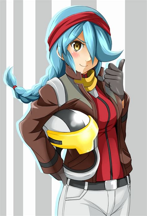 Creap Creapkun Arisa Gunhale Gundam Gundam Age 10s 1girl Aqua Hair Belt Blue Hair