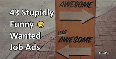 😂 43 stupidly funny help wanted job ads