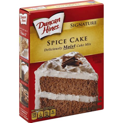 I found it on the duncan hines dark chocolate fudge cake mix about 6 years ago. Duncan Hines Cake Mix Cookies Spice / Pumpkin Spice cake ...