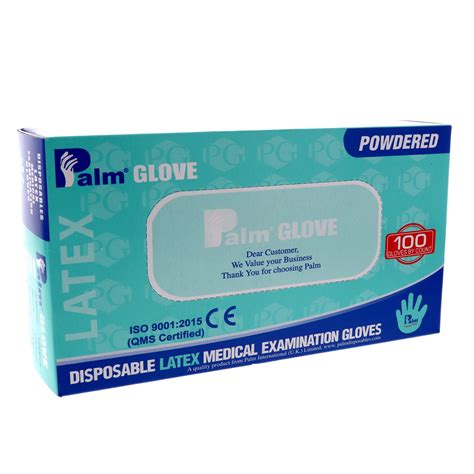 Palm Disposable Latex Gloves Powdered Assorted 100pcs Online At Best Price Dispsbllatex