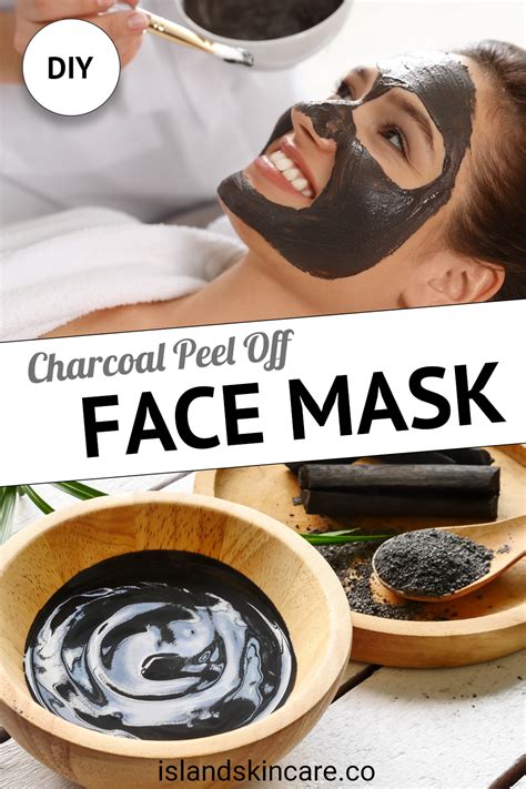 Diy How To Make Your Own Activated Charcoal Peel Off Face Mask