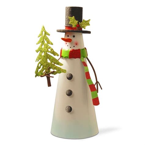 National Tree Company Snowman Figurine At