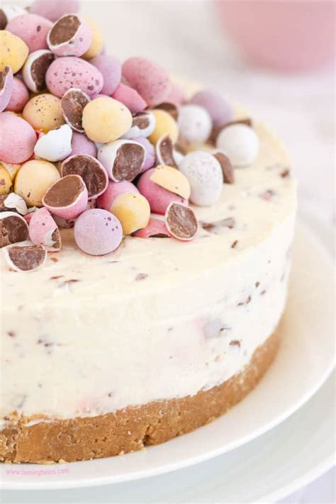 1,806 likes · 12 talking about this. No Bake Mini Egg Cheesecake Recipe - Taming Twins