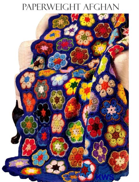 Items Similar To Vintage Crochet Afghan Pdf Pattern