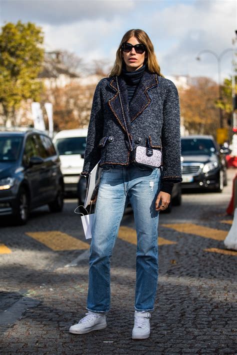 12 Ways To Wear The Timeless Chanel Jacket Chanel Street Style Paris