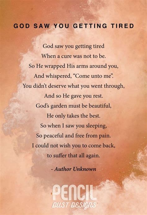 Https://tommynaija.com/quote/god Saw You Getting Tired Quote