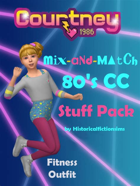 Historical Fiction Sims Courtneys Mix And Match 80s Cc Stuff Pack