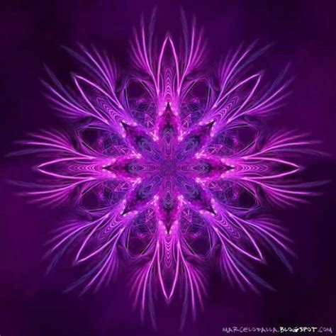 Purple Purple Abstract Fractal Art Art