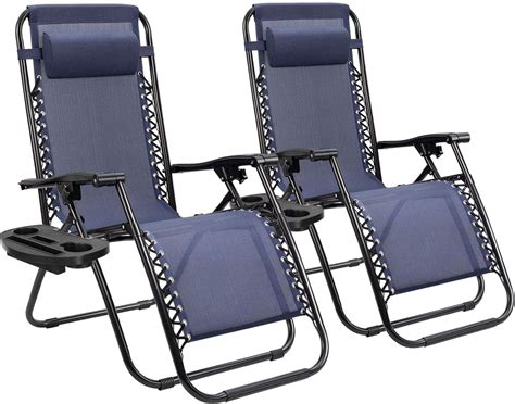 They are a great option if you are suffering from back pain. Walnew Zero Gravity Chair Camp Reclining Lounge Chairs ...