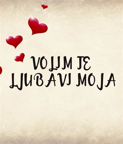Volim Te Ljubavi Moja Poster Milos Keep Calm O Matic