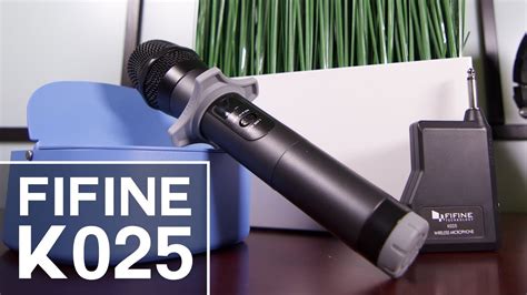 Fifine Wireless Dynamic Microphone K025 Review Youtube