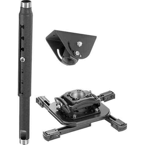 Projector ceiling mount kits includes a universal projector mount, an extension column and ceiling plate or kit. Chief Projector Ceiling Mount Kit with Universal KITMA0203 B&H