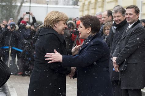 Wizyta Kanclerz Angeli Merkel W Polsce 07 02 2017 Warszaw Flickr