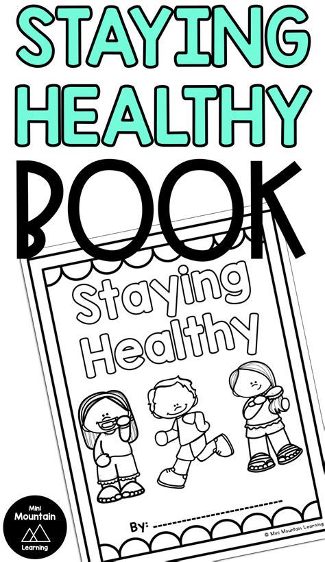 Staying healthy activity for kids. | How to stay healthy, Healthy book, Healthy food activities
