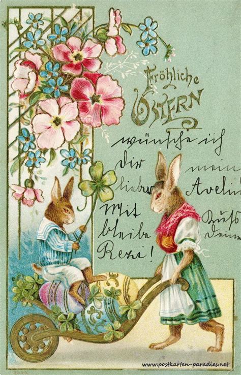 Historische Osterkarten Alte Postkarten Osterkarten Schöne Ostern Bilder Vintage Postkarten