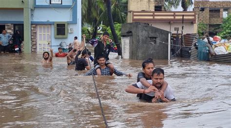 Flood Like Situation In Gujarat As Heavy Rain Batters Saurashtra Many