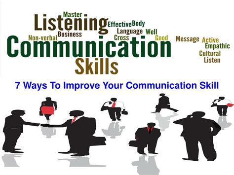 Ppt 7 Ways To Improve Your Communication Skill Powerpoint