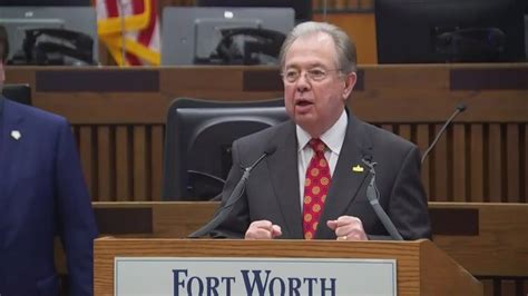 Fort Worth Mayor Announce Stay At Home Order