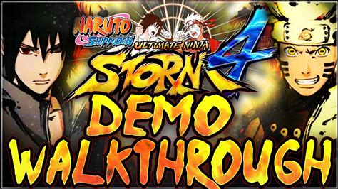 Naruto Storm 4 Demo Xbox One Gameplay Youtube