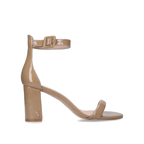 Langley Nude Patent Leather Heel Sandals By Kurt Geiger My Xxx Hot Girl