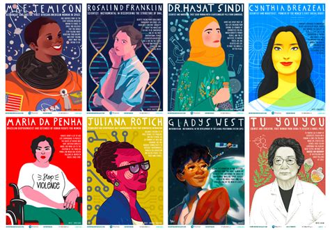 Posters Cartes Et Illustrations De Femmes Scientifiques Pour Inspirer