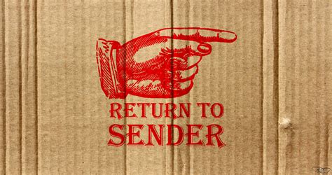 Return To Sender Written By Ricky Hawthorne At