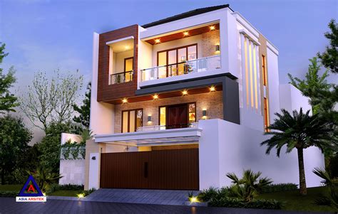 6 desain taman depan rumah minimalis modern terbaru. Desain Rumah Tropis Modern Mewah Di Jakarta Indonesia 6 ...