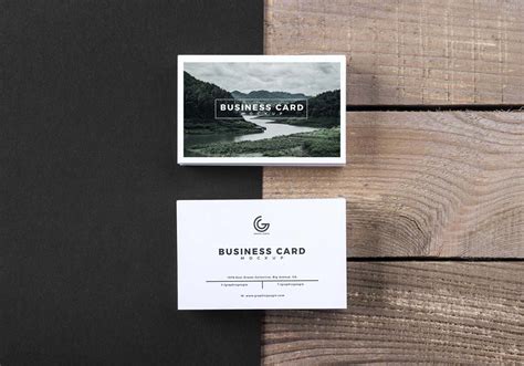 The best business card mockups free download for your next project. Free Modern Business Card PSD Mockup | Mockuptree