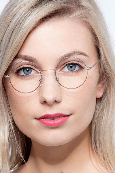 Silver Round Prescription Eyeglasses Small Full Rim Metal Eyewear Someday In 2020 Eyeglasses