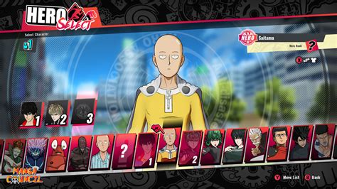 One Punch Man A Hero Nobody Knows Save Game Manga Council